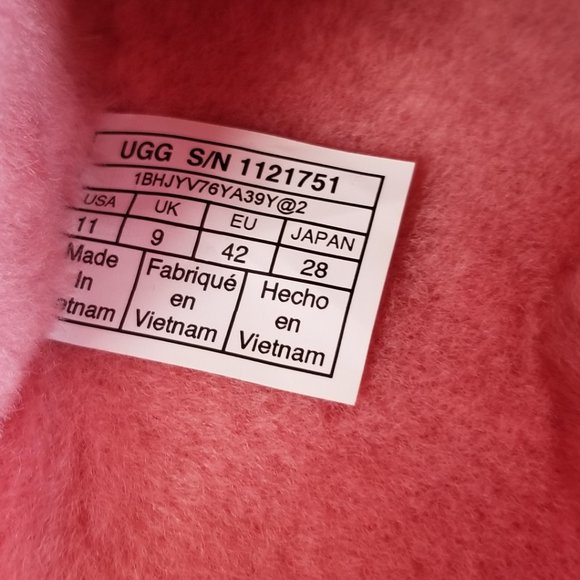 UGG Super Fluff Slipper Size 11 Pink New - Picture 4 of 10